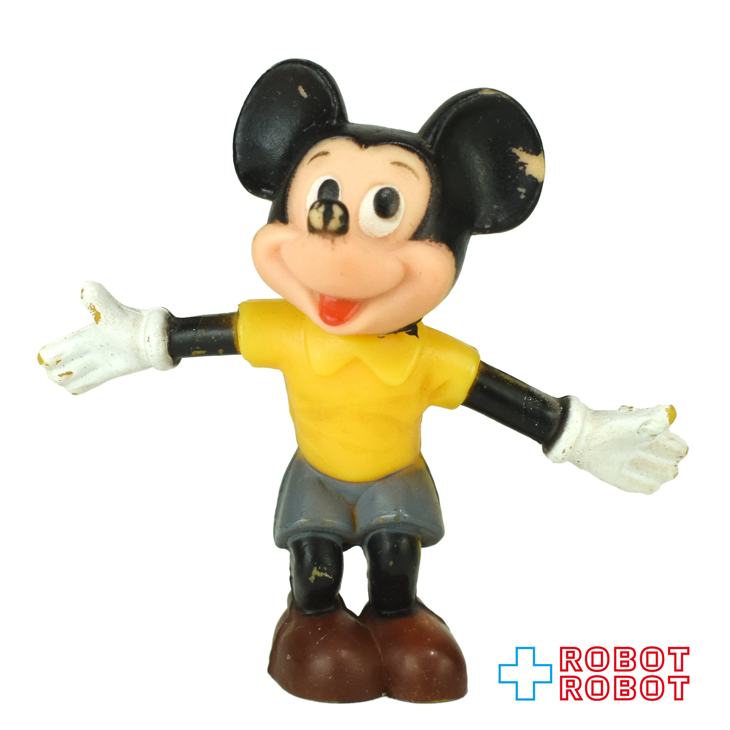 レドラプラスチック製　ミッキーマウス ソフビ レドラ ベビー・ミッキーマウス ラバードール | ROBOTROBOT