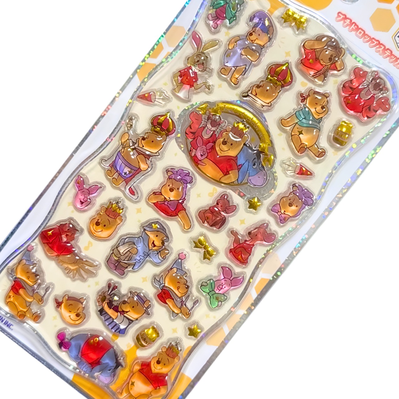 【個数制限なし】くまのプーさん100周年デザイン　プチドロップステッカー - 2