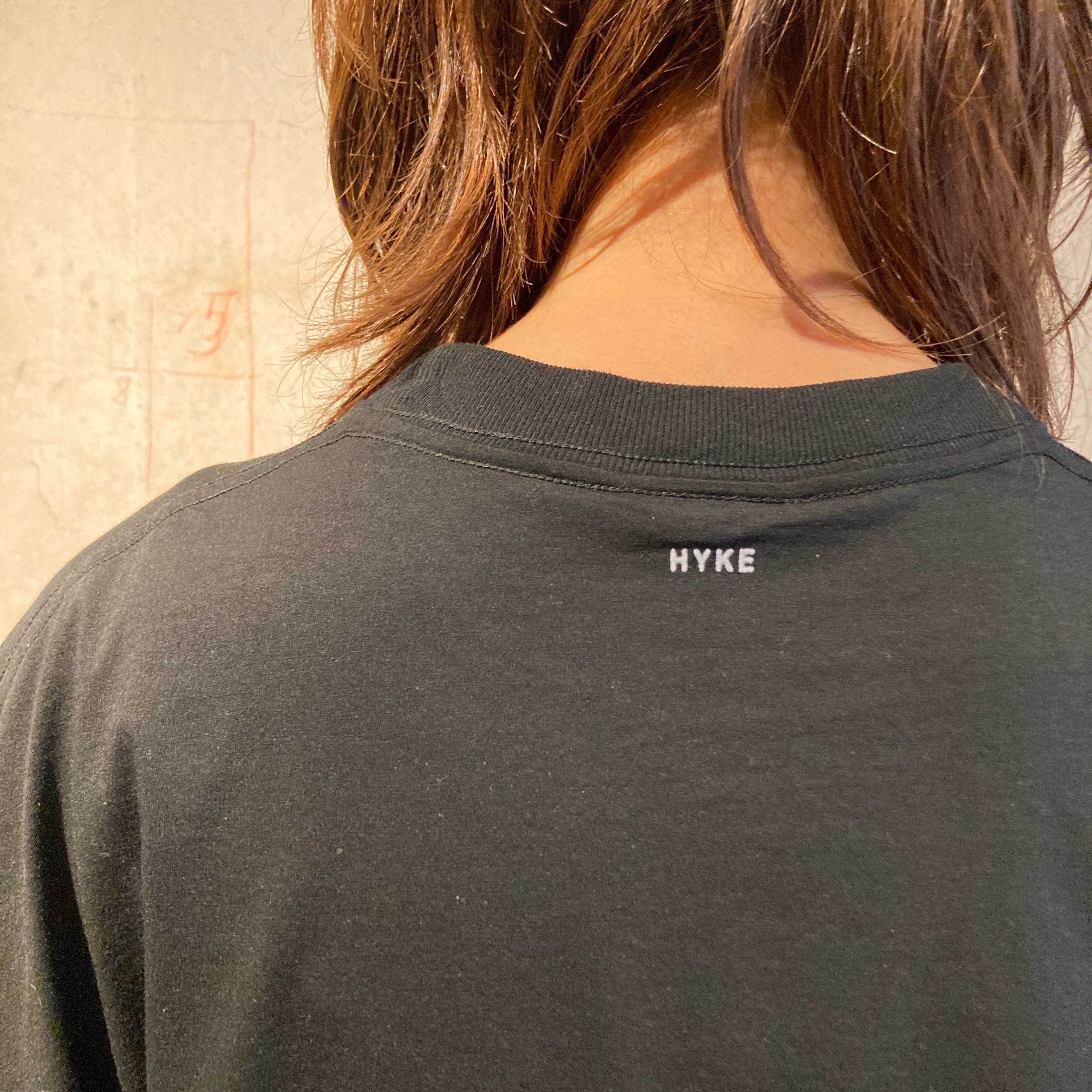 HYKE【ハイク】SHEER LONG-SLV TEE (12434) | glamour online