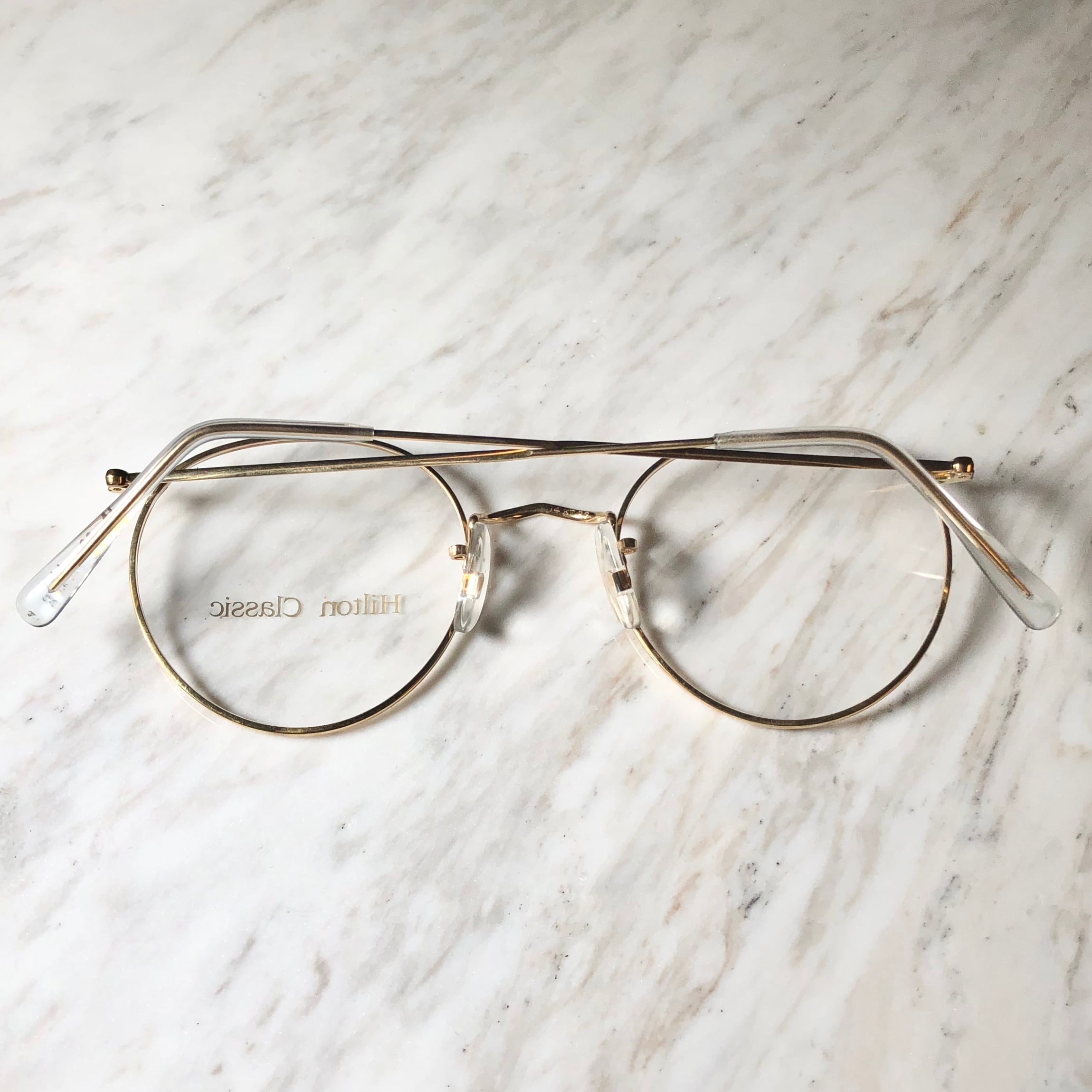 vintage HILTON CLASSIC deadstock glasses 
