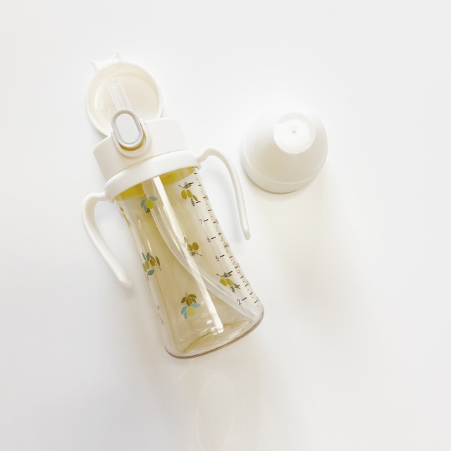 オリーブ柄哺乳瓶 ストローマグセット 300ml イブル Baby Fabric Lilyblanc リリーブラン オリーブ柄哺乳瓶 ストローマグセット 300ml イブル Baby Fabric Lilyblanc リリーブラン