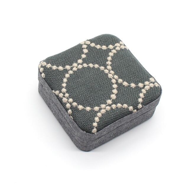 新品】 ミナペルホネン ファブリックボックス タンバリン ブルー