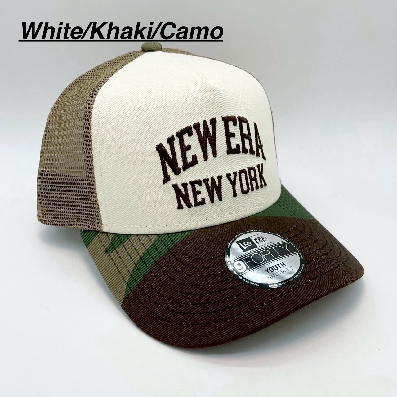 キッズ Youth NEW ERA 9FORTY/940 A-Frame トラッカー College Logo /カレッジ ロゴ