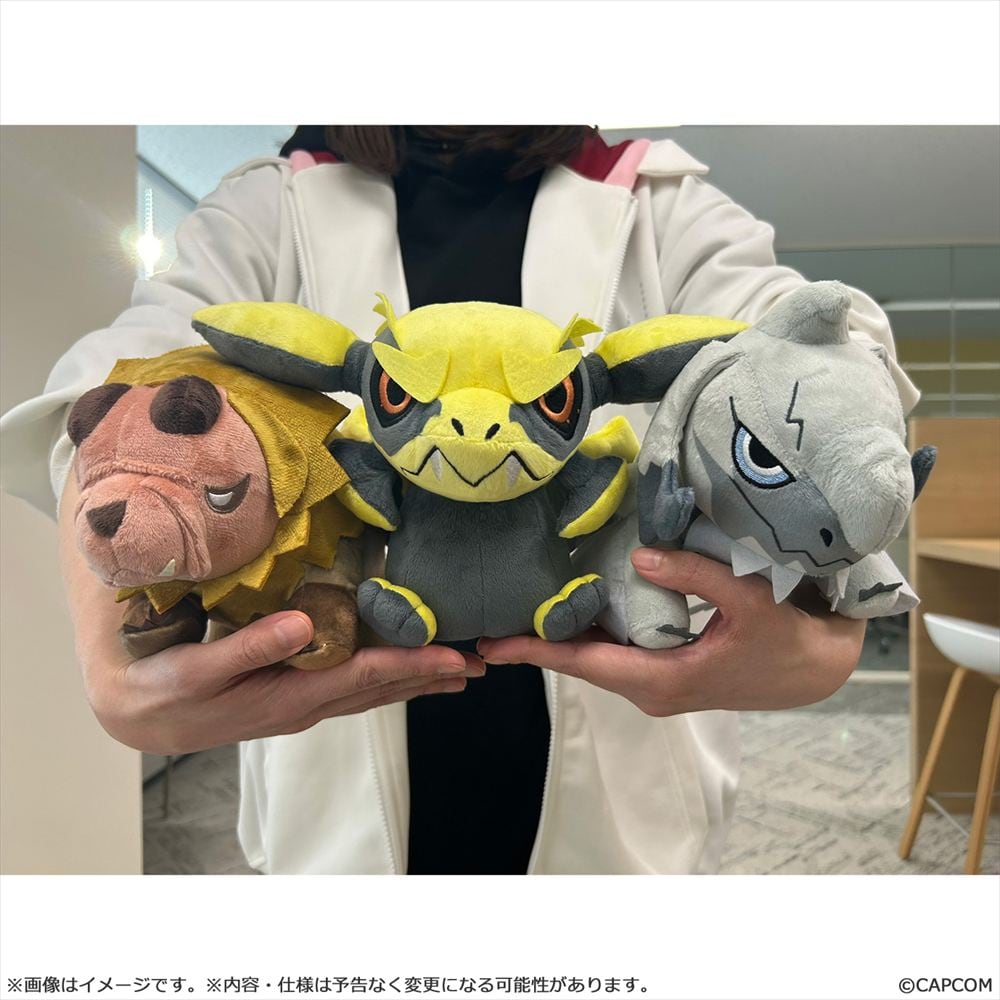 モンスターハンター　ぬいぐるみ(モンでふぉ)4体セット 送料無料◇モンスターハンター モンでふぉ ぬいぐるみ 3種セット