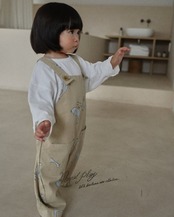 韓国子供服 / 26Autumn / normalplay / ノーマルダックサロペットパンツ / キッズ / 秋服 *12M~L*