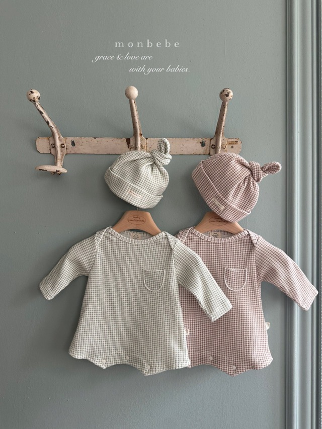 【予約】monbebe Maison suit & bonnet