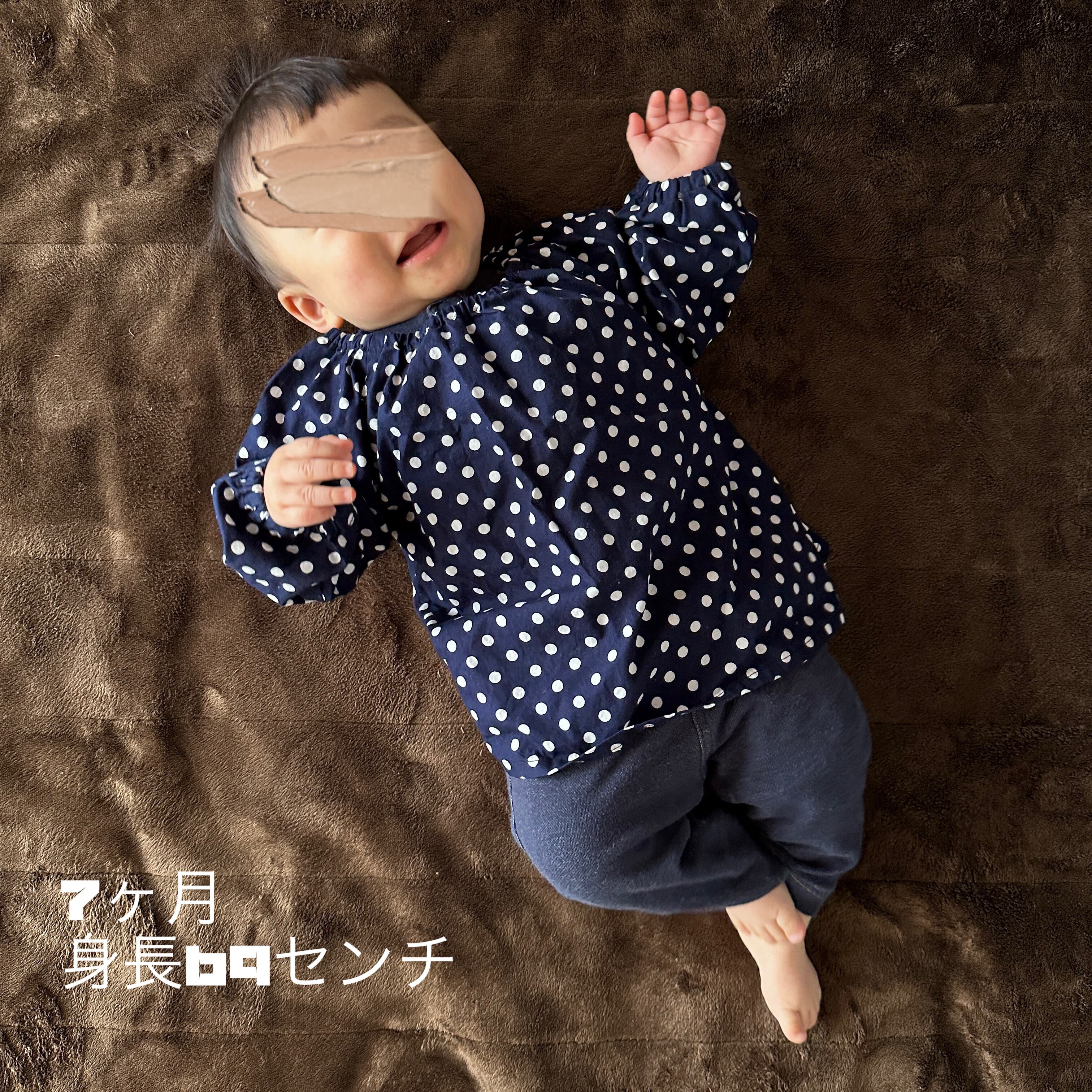 スモック✿水玉ネイビー | SAWANA