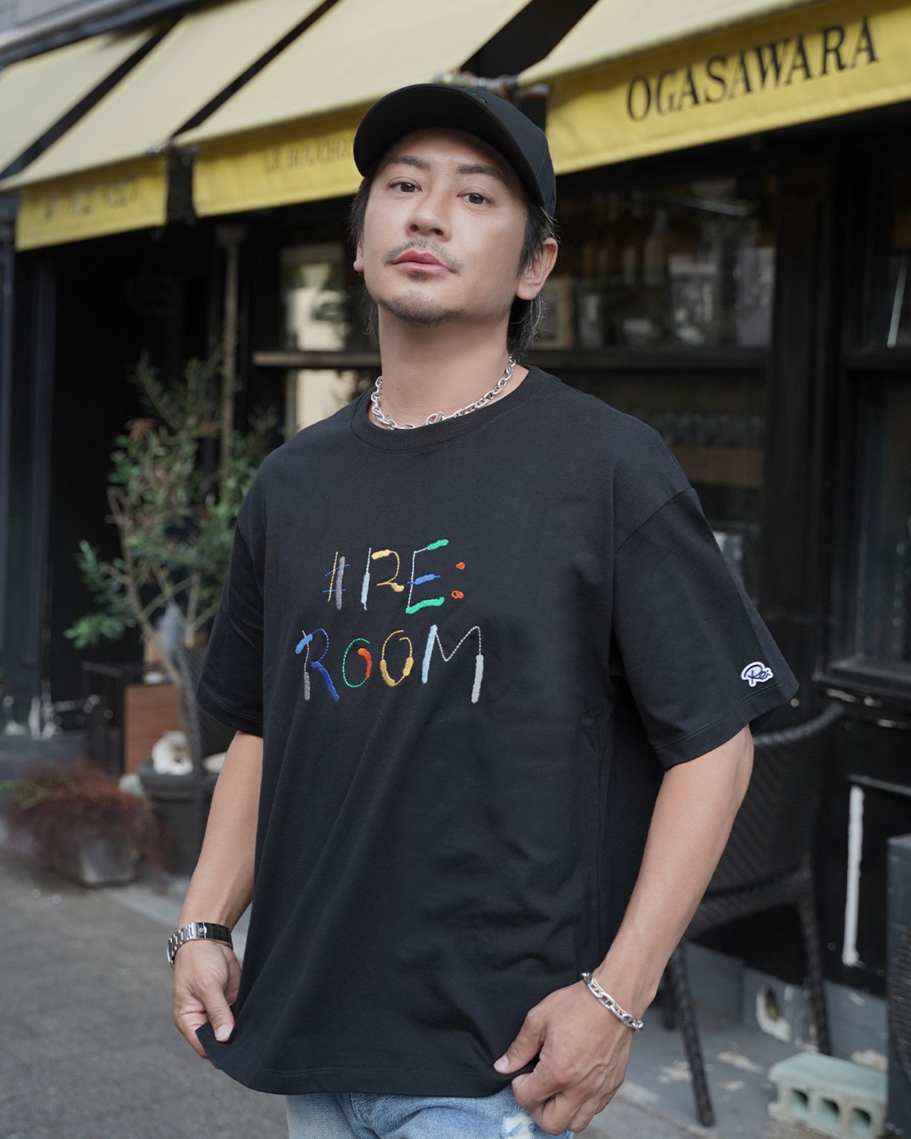 【#Re:room】LOGO EMBROIDERY T-SHIRTS［REC853］