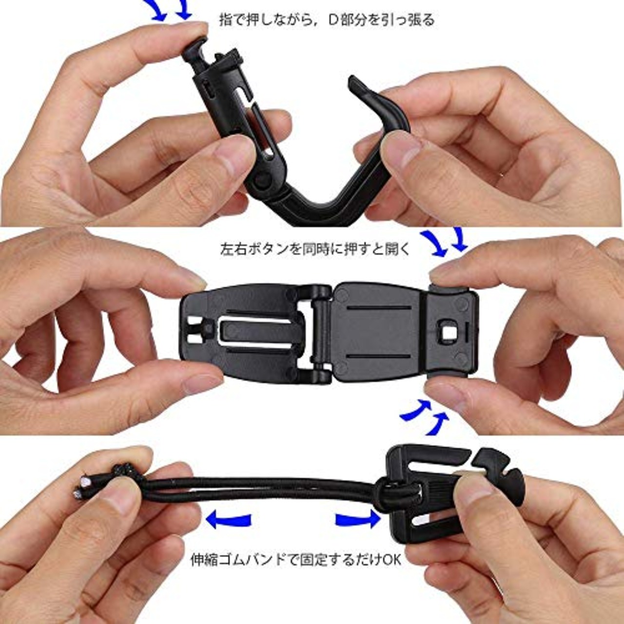 ウェブドミネーター Dリング MOLLE対応 360 回転 Dリング ウェビングクリップ ギアクリップ 高強度軽量 カラビナ グリムロックトリング&バックル アルミ合金 カラビナキー,PALSウェビング対応 バックロック吊り アウトドア用 パック用(30個セット)