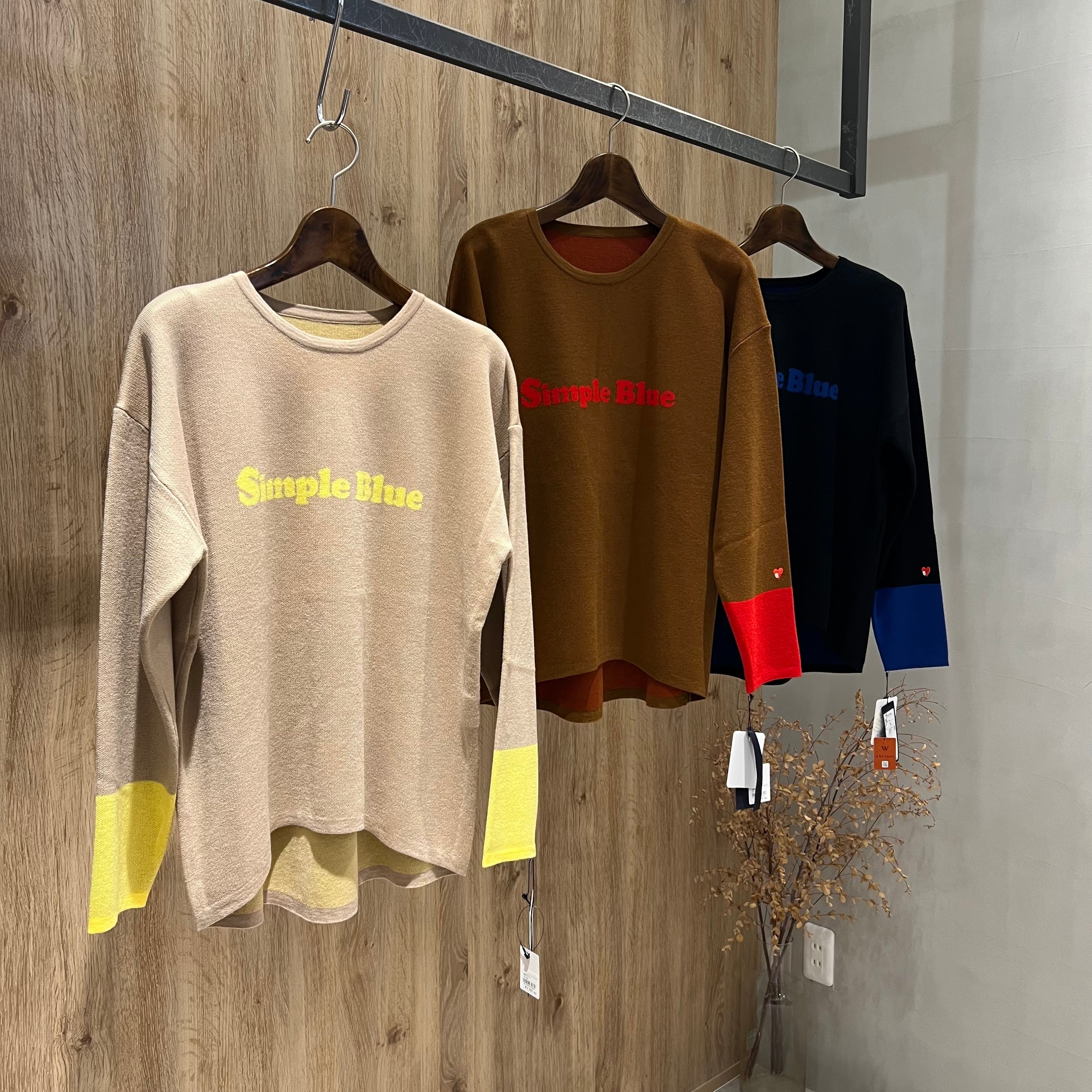 BLUEFRONCE 【2026AW】配色ロゴニット(N) | whispermusee