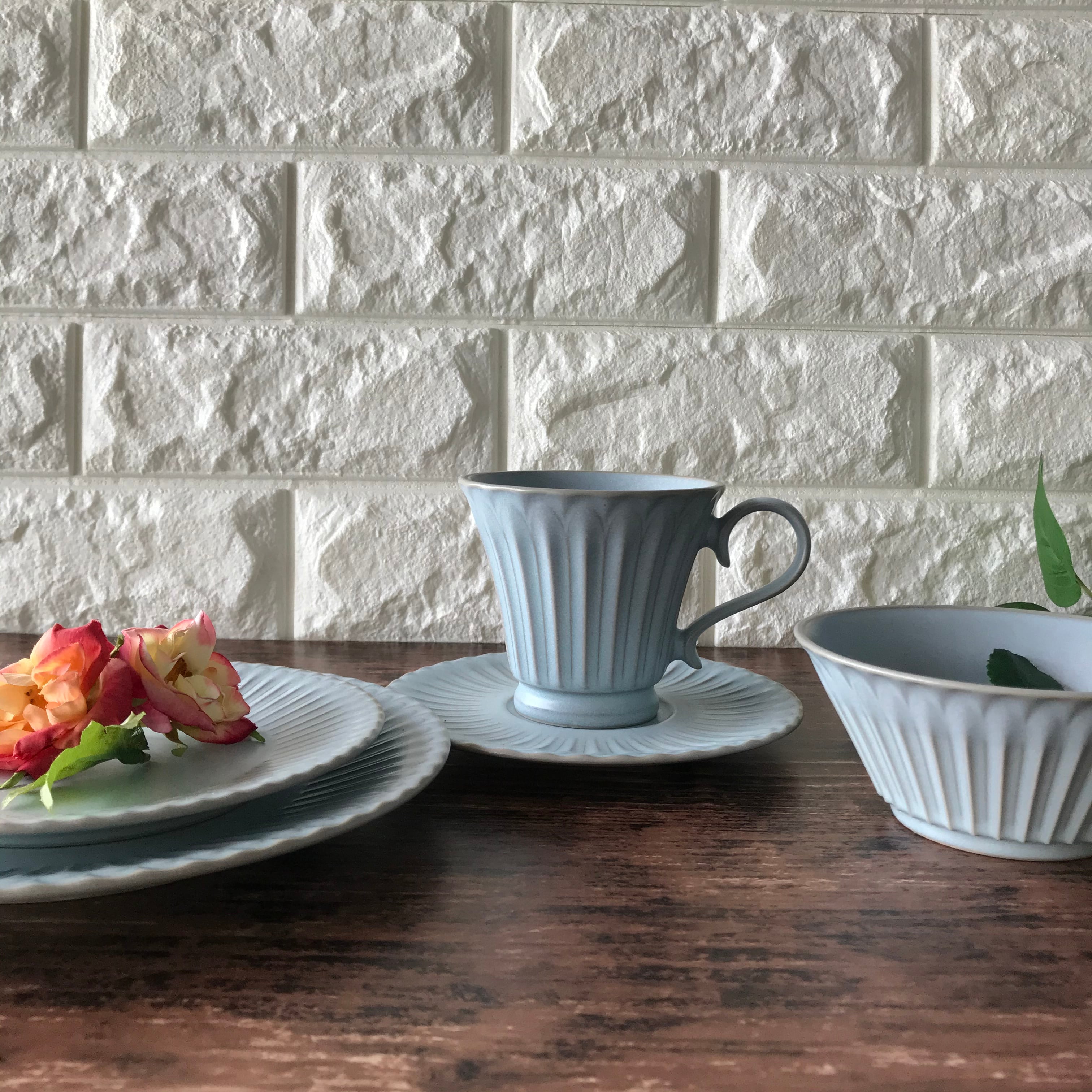 コーヒーカップ&ソーサー ストーリア 5色 カフェ風 かわいい食器