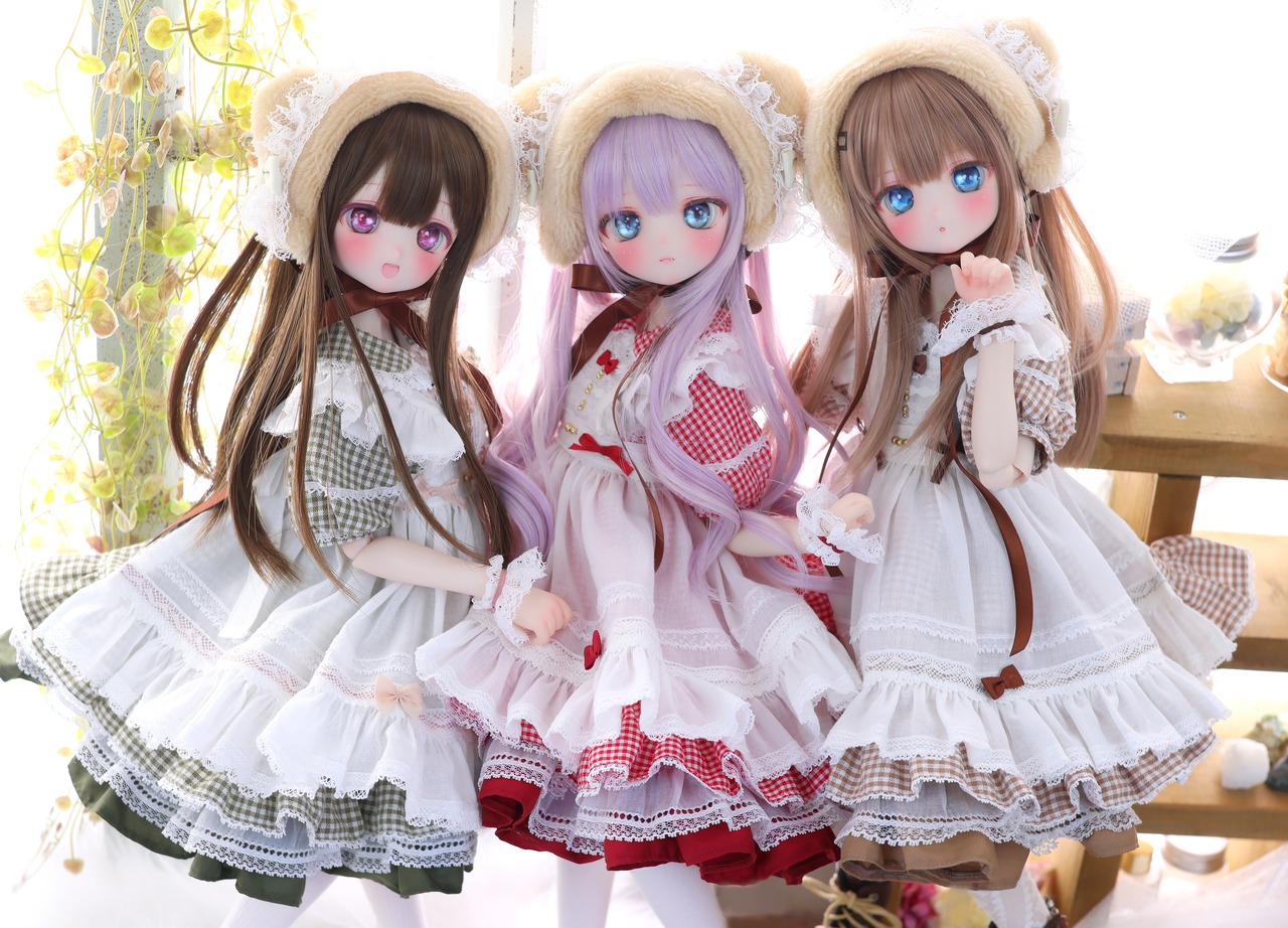 ハニベア・ピクニックセット（レッド）｜Mini Dollfie Dream ・ 1/4TinyFox PEKO・KUMAKO - 16