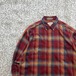 Eddie Bauer / 90′s shadow check shirt sizeXL