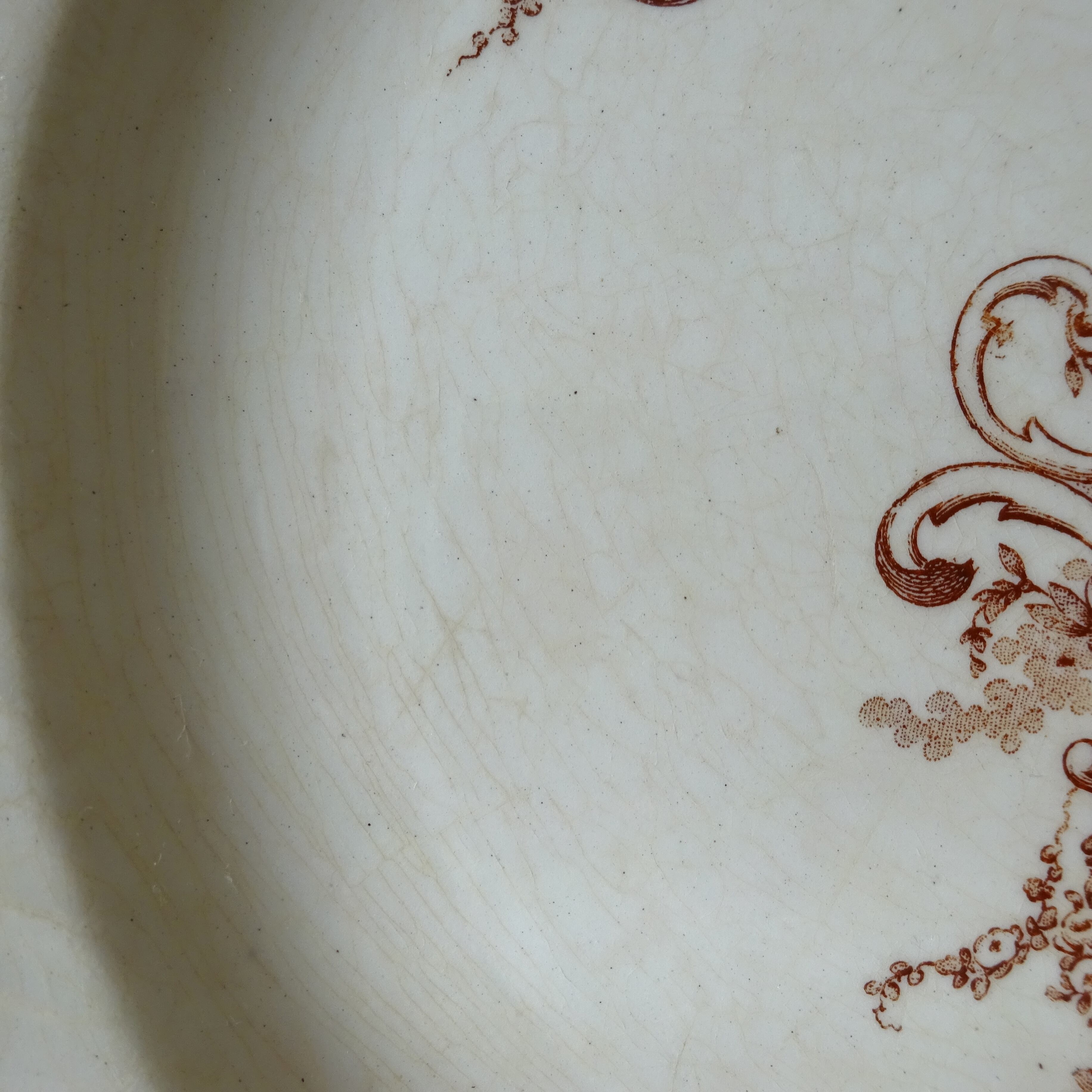 【 Épuisé 】KG Lunéville  modèle《Rocaille》Assiette plate (C)