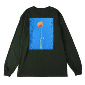 "I Have a Poppy" L/S Tee DOPE GREEN