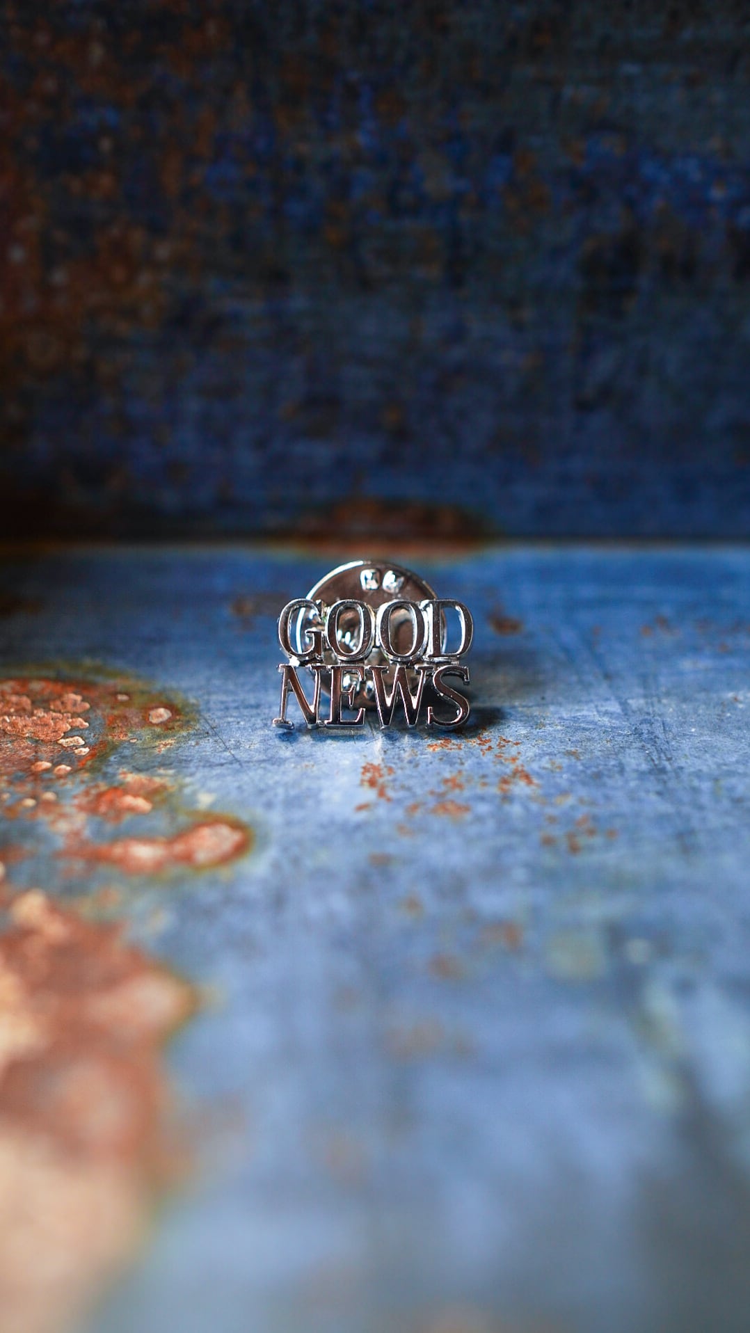 【1970s】TIFFANY&Co. ティファニー GOOD NEWS ピンバッチ 《シルバー925 ヴィンテージ オールド メンズ レディース》