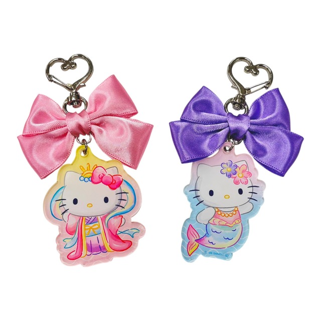 【HELLO KITTY SMILE】アクリルキーホルダー各種（乙姫・人魚）