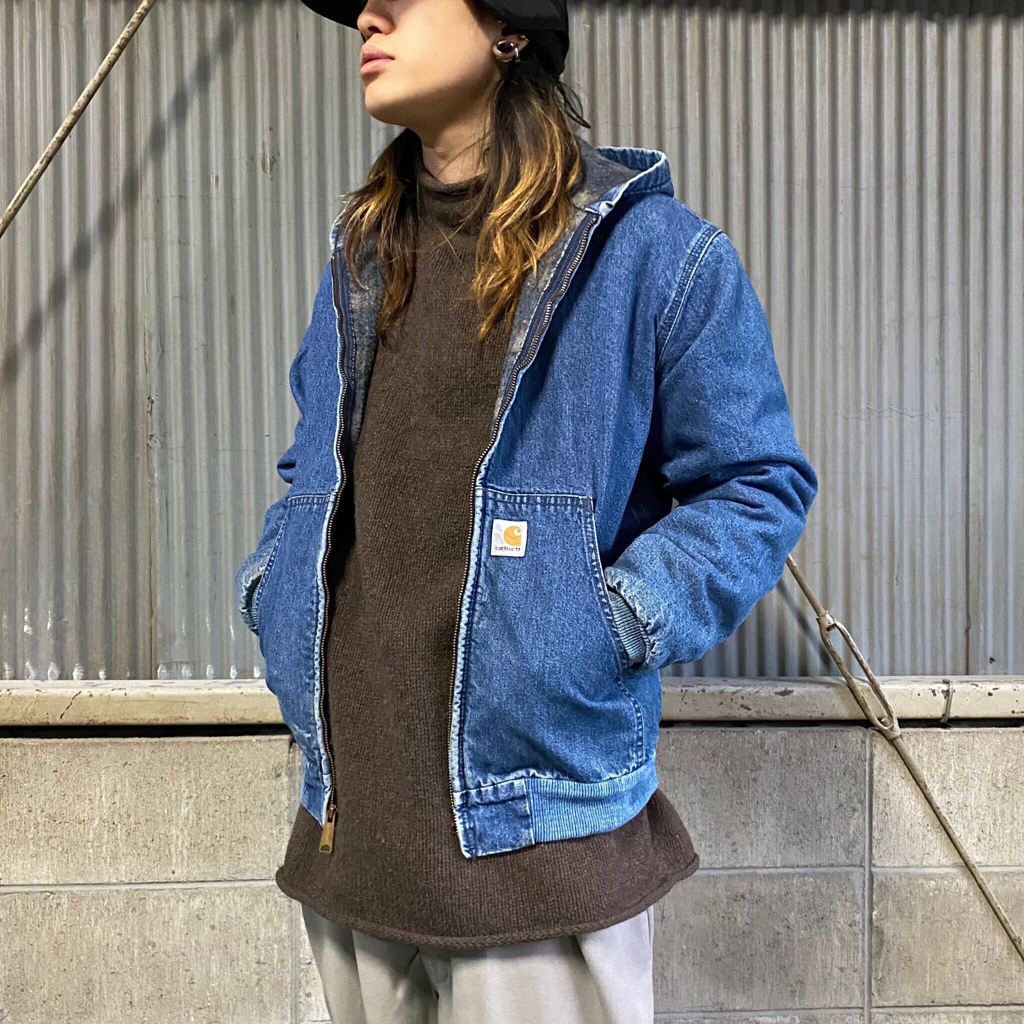 Carhartt カーハート アクティブジャケット デニム XL - ブルゾン