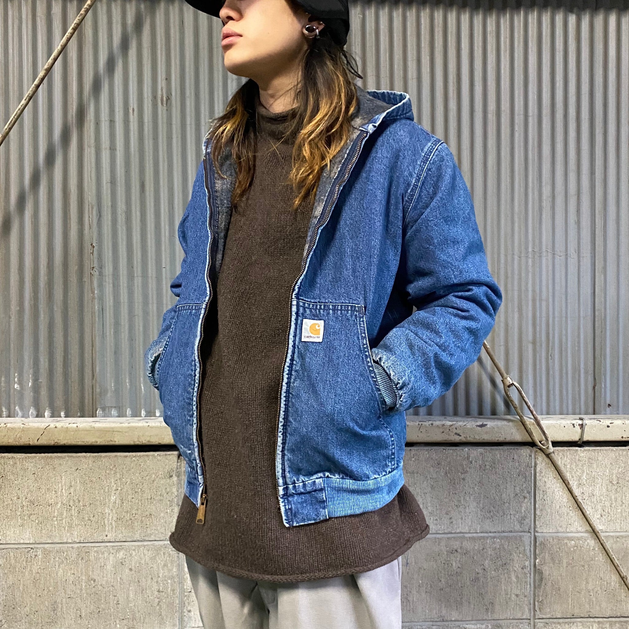 80年代 ビンテージ Carhartt カーハート デニム アクティブジャケット 