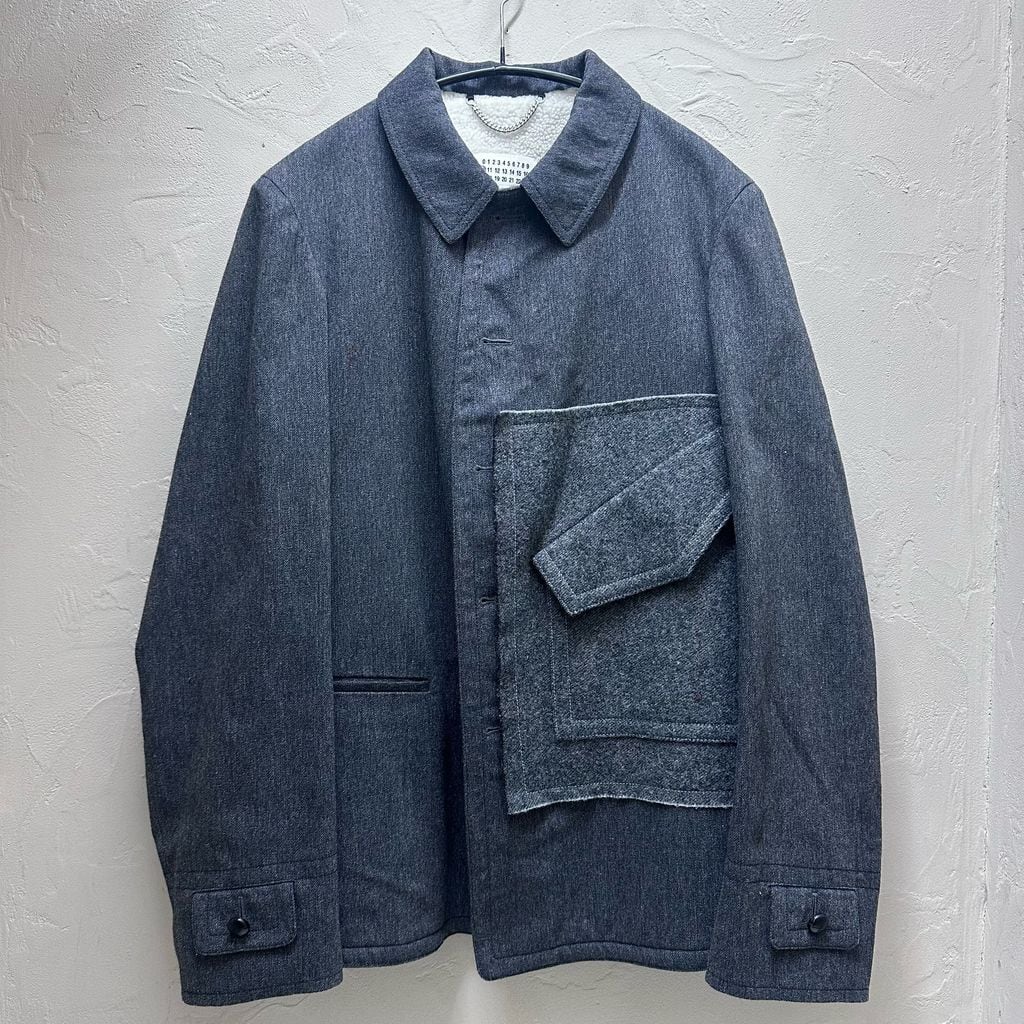 Maison Margiela メゾンマルジェラ 24AW Moleskin Padding Shirts 中綿