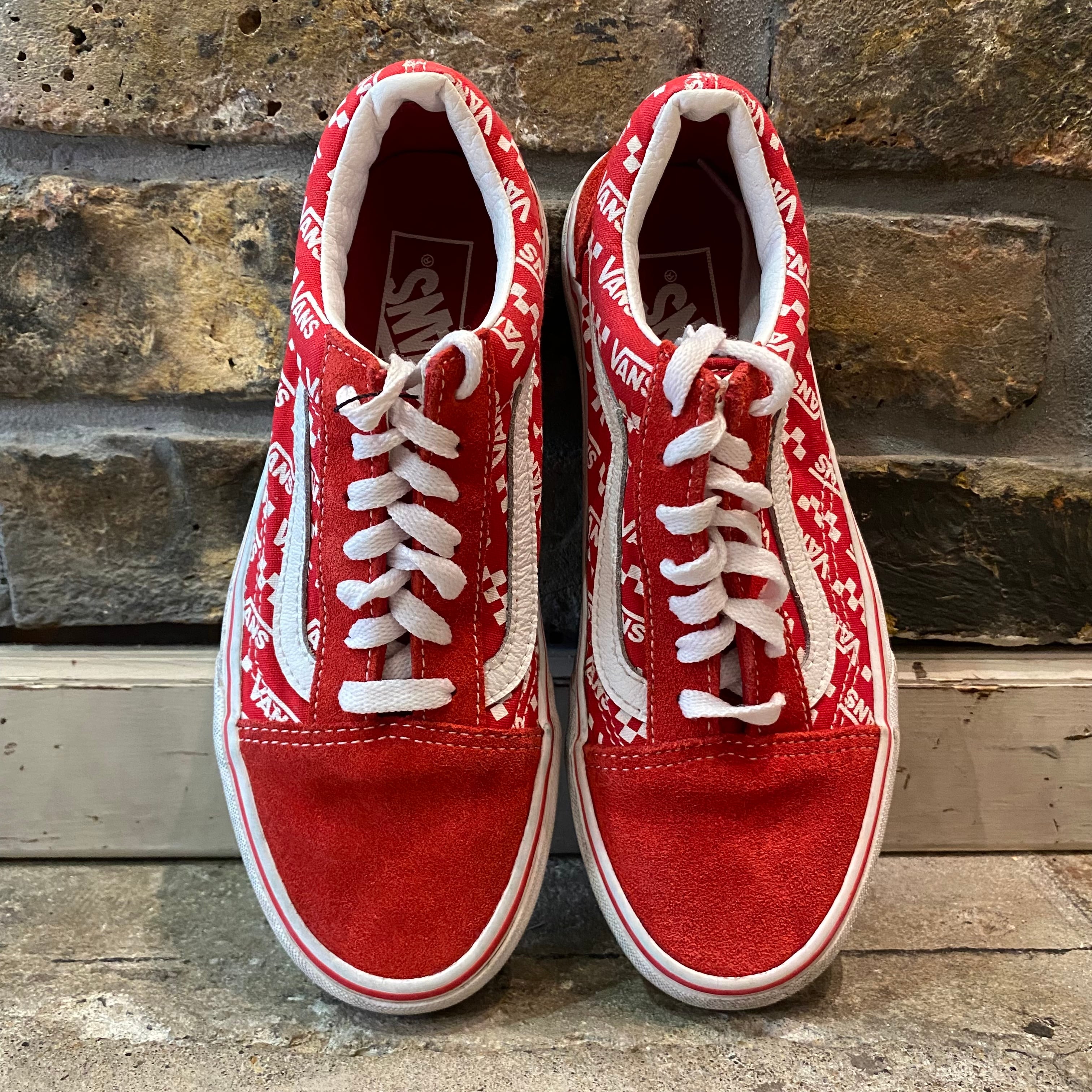 VANS スニーカー 赤 - スニーカー