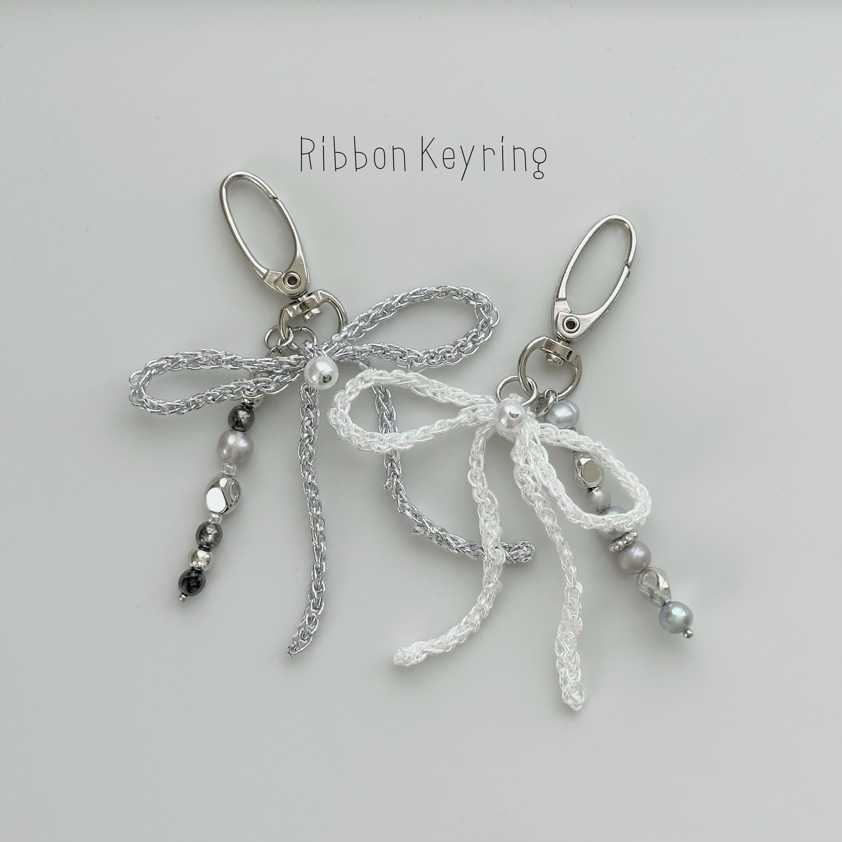 ☆関税込☆more jude★white ribbon keyring★リボンキーリング 86c879d06eaf22c9524fa4eafd3645