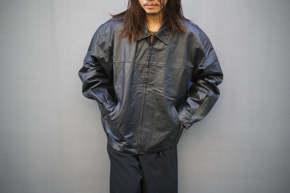 WILLIAM BARRY] Vintage Single Leather Jacket [1990s-] Vintage