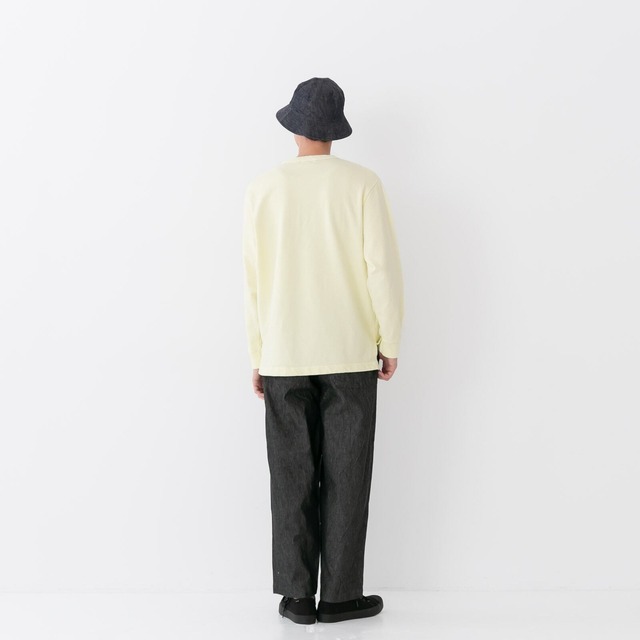 リネン RINEN 20/1オーガニック裏毛 クルーネック(R19500)全5色