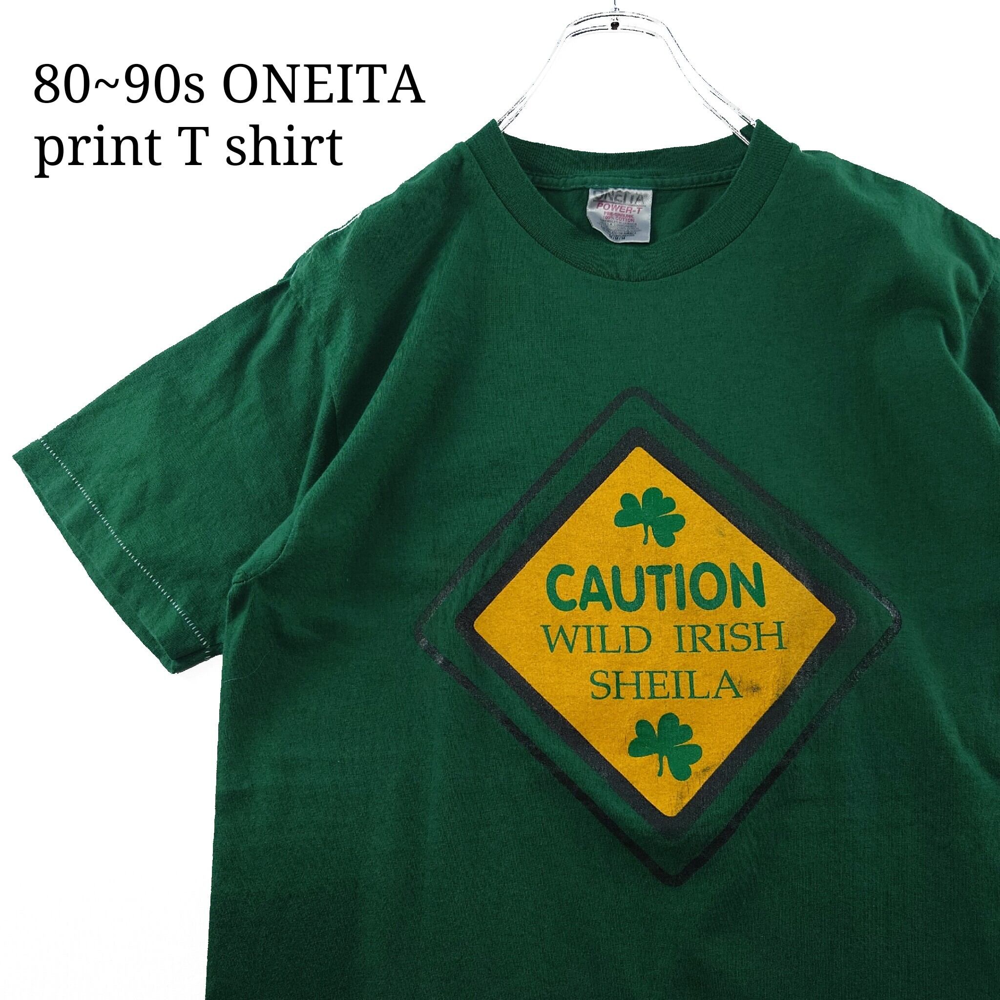 90s ONEITA Print T-shirt