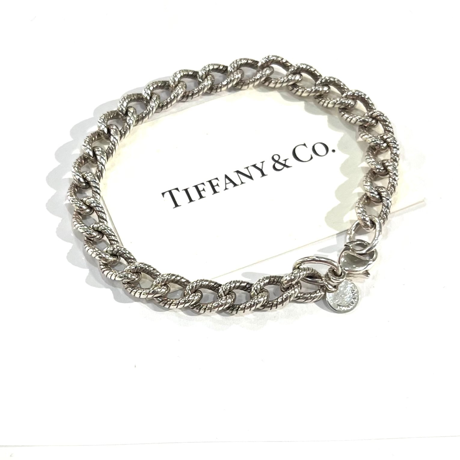 ティファニー　Tiffany シルバー ロープチェーン ブレスレット 希少【TIFFANY&CO.】 2903 ヴィンテージ ティファニー ロープチェーン