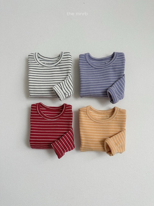 minirobe［取寄］round stripe long tee 26autumn
