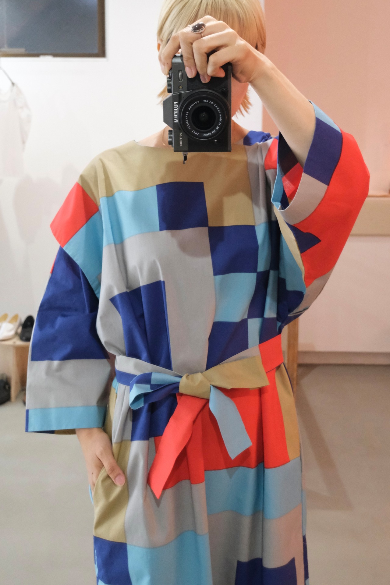 Marimekko Jatkot square sleeve dress