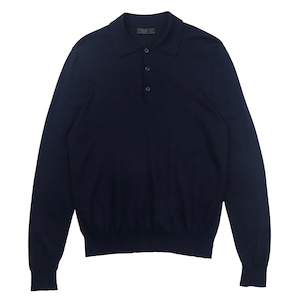 PRADA LongSleeveKnitPoloShirt