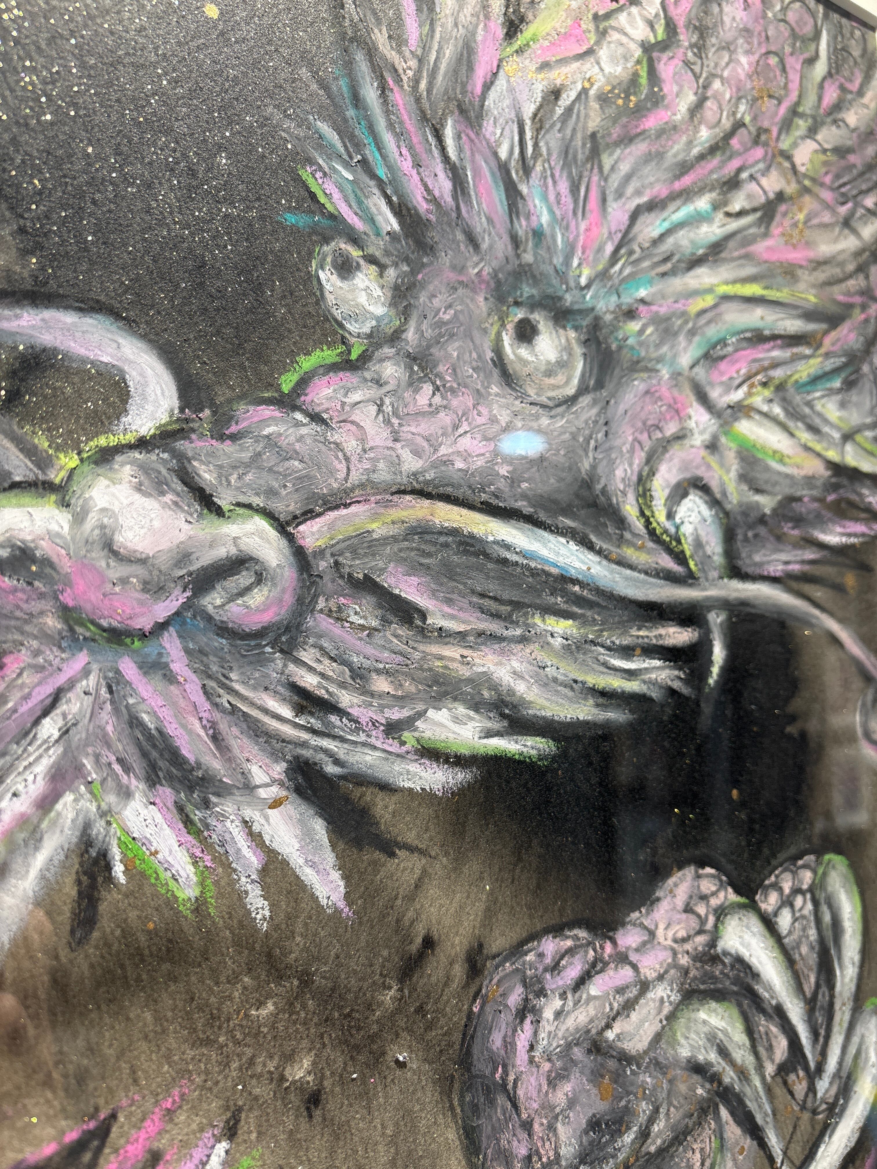 絵画『紫龍』原画 | YURI YOSHINAGA ART SHOP エドマッチョ