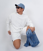 【#Re:room】VINTAGE WASHED PIGMENT SWEAT SHORTS［REP244］