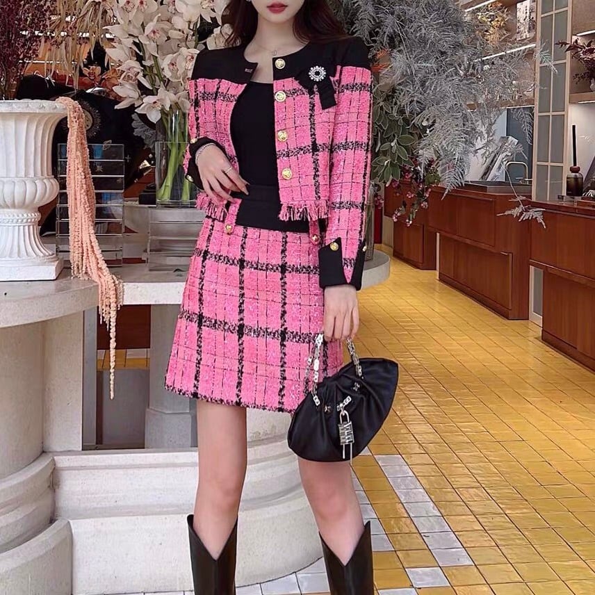 セットアップ】ワンピース ピンク ドレス コート パーティー 発表会