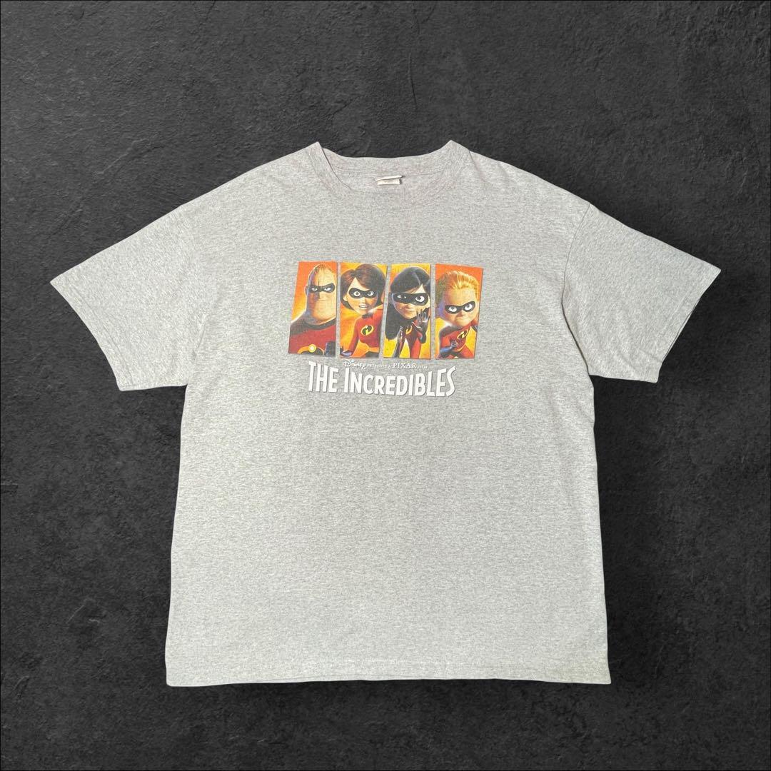 Y2Kディズニー Mr.インクレディブル ヴィンテージ ムービーTシャツ 美品 Y2Kディズニー Mr.インクレディブル ヴィンテージ ムービーT
