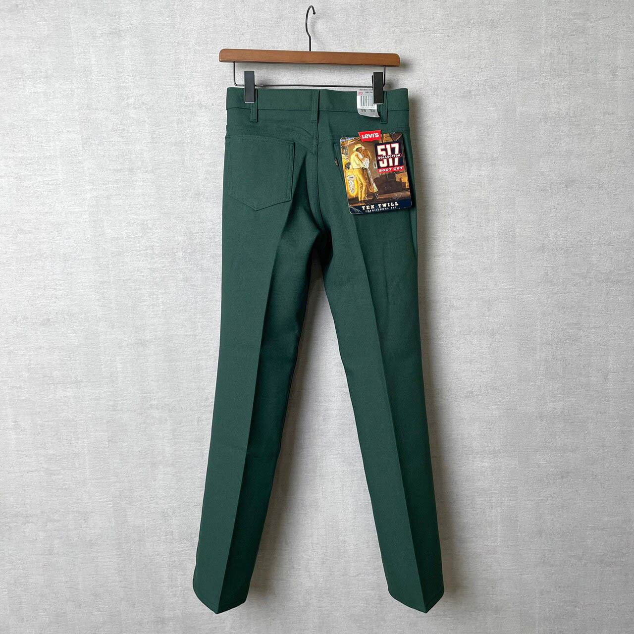 [DEADSTOCK] LEVIS / MADE IN USA BOOT CUT PANTS 517 W29/L32