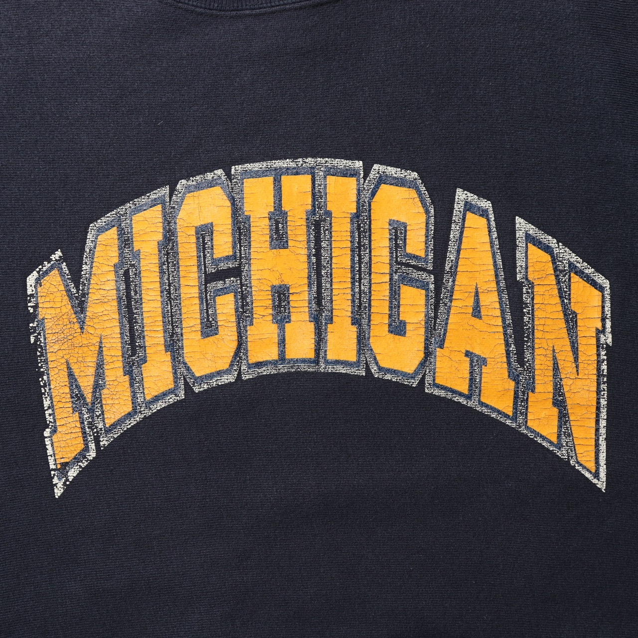 美品 XL 90s 米国製 リバースウィーブ チャンピオン ネイビー スウェット Reverse weave Champion michigan ミシガン