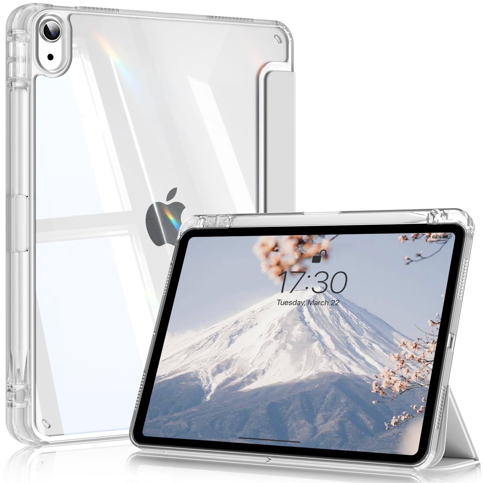 SQBEBS iPad 第11/10世代用ケース (A16) 2025 iPad 第11/10世代 10.9インチ 2022 保護ケースグレー