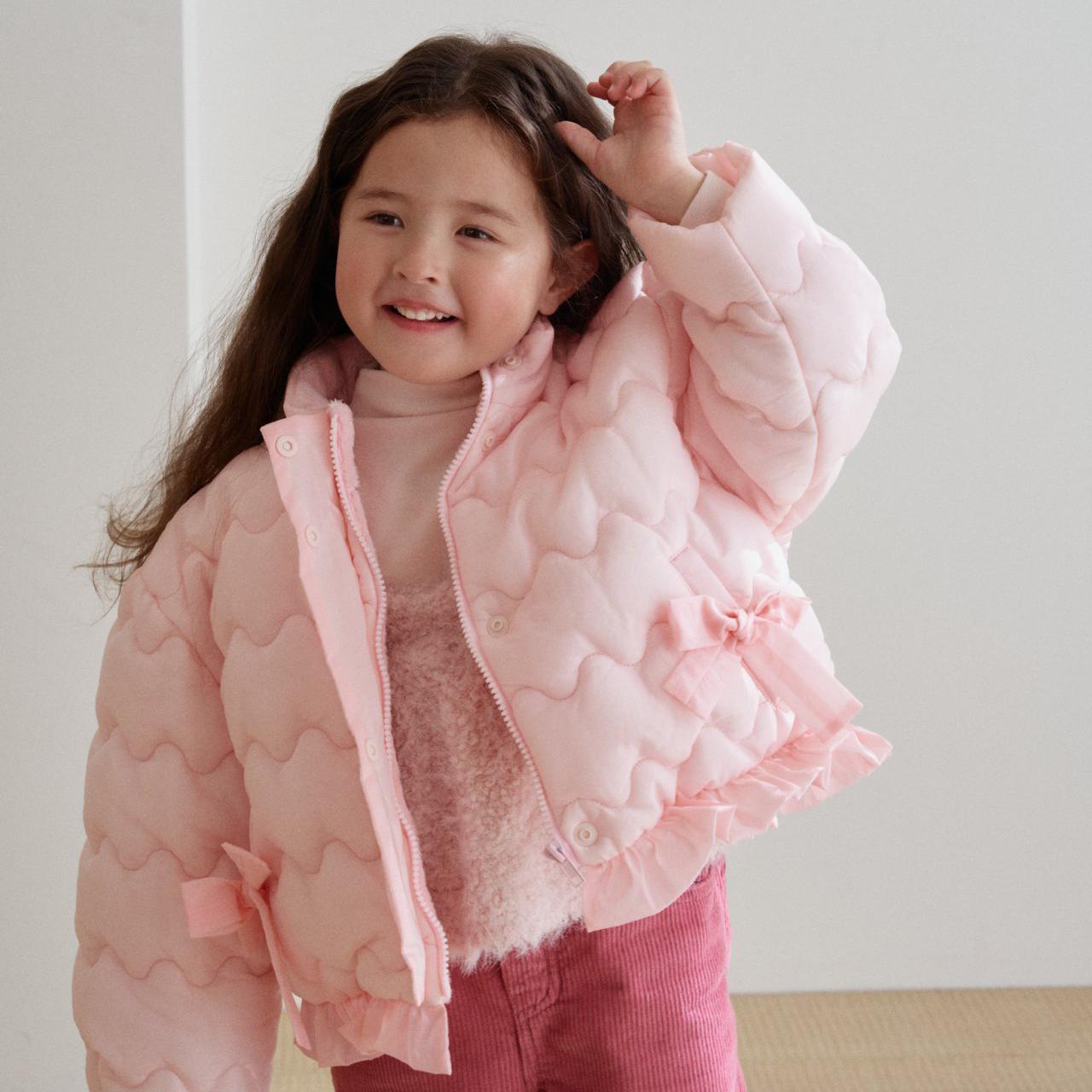 «予約»«ジュニアサイズあり»«Banana J» リボンウェイブジャケット 2colors