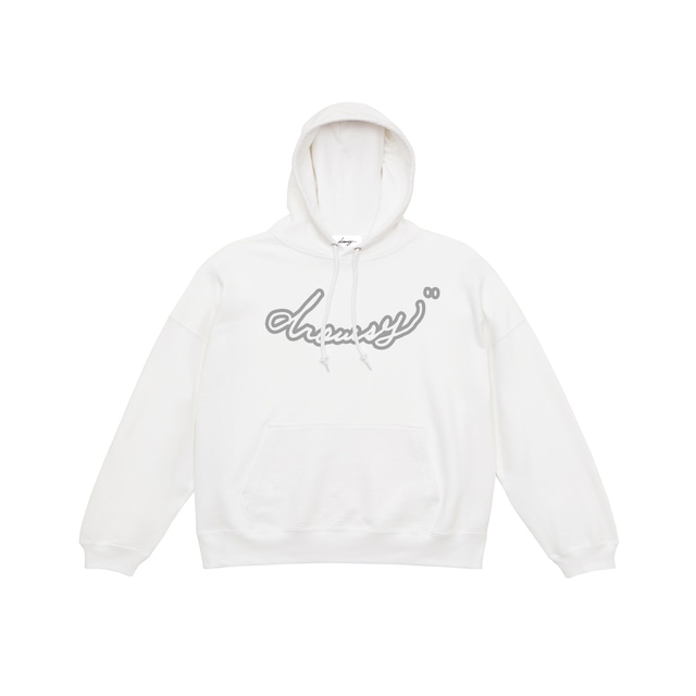 drowsy.. CAT BACK PRINT HOODIE / 22SS / WH