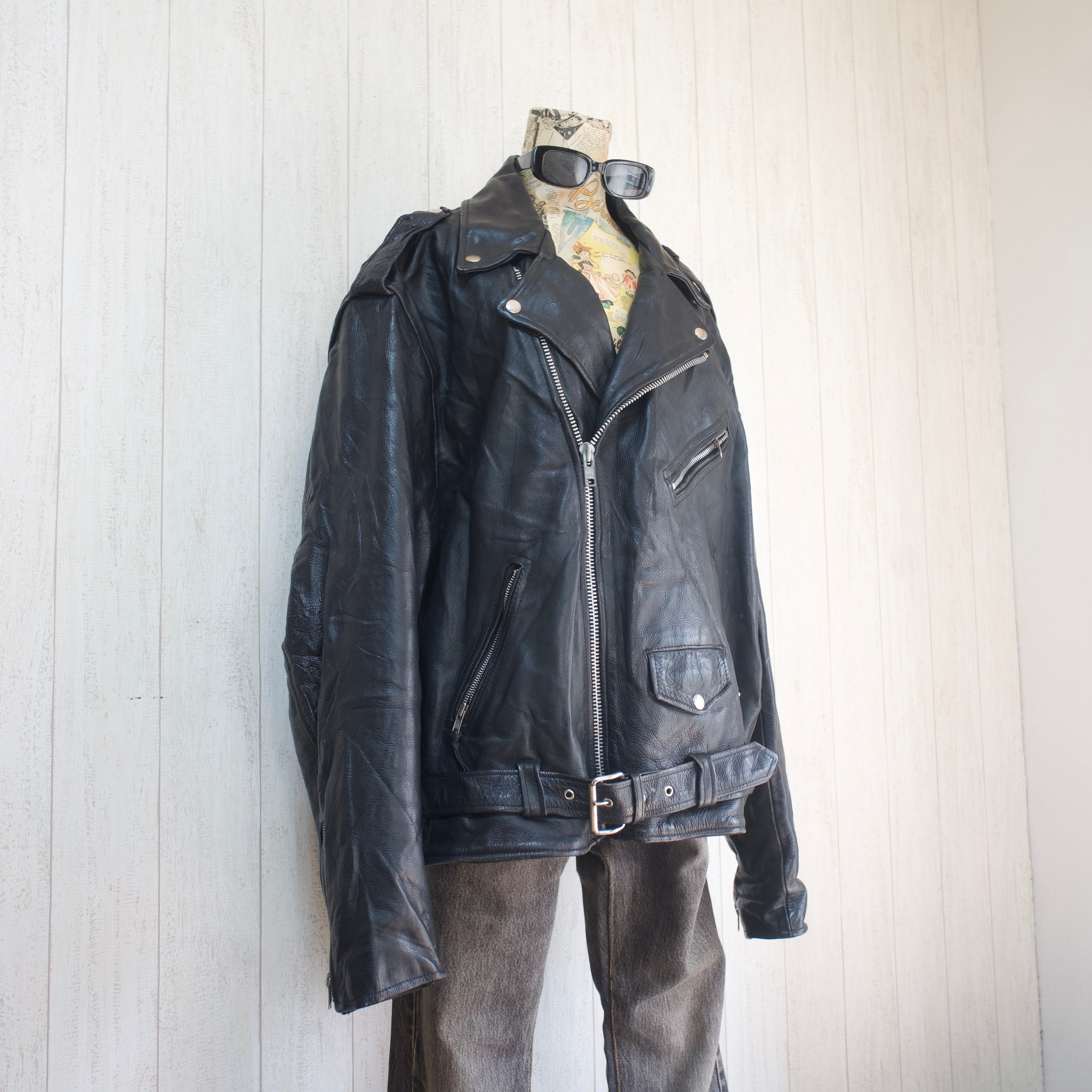 semoh”Horse Leather Pharaoh Jacket Black” | PAY ID