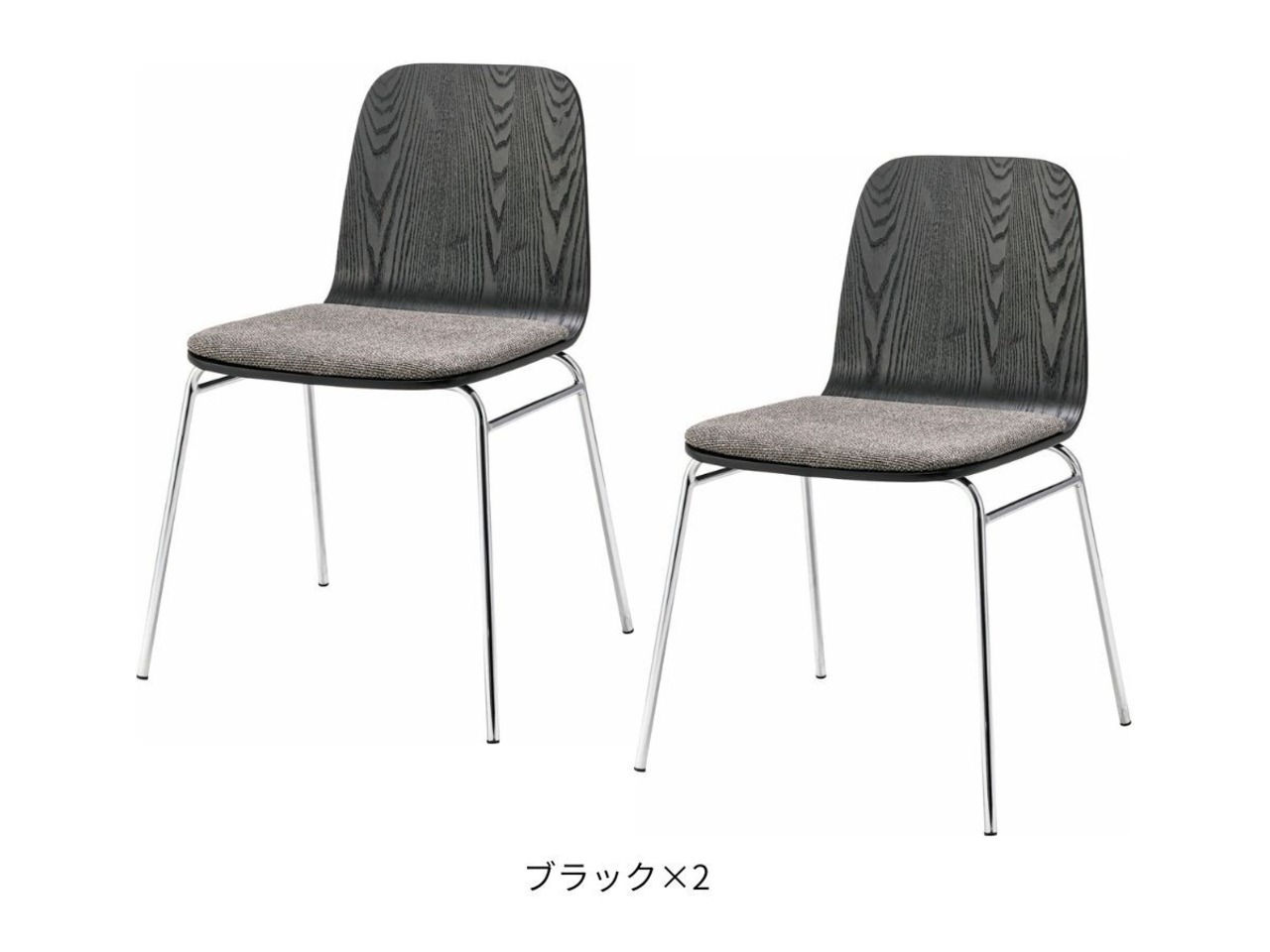 ステンレステーブル（スクエア）チェア3点セット・画像15