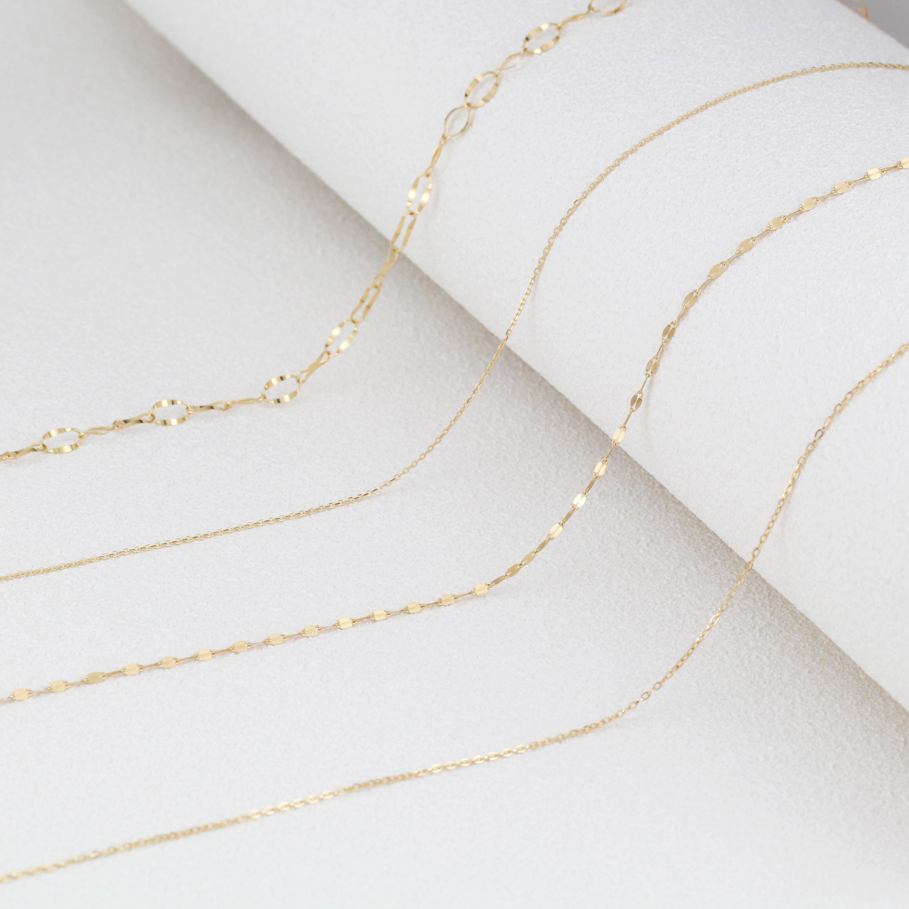 K18 チェーンブレスレット〈シャイン〉 No.113 | スキンジュエリー