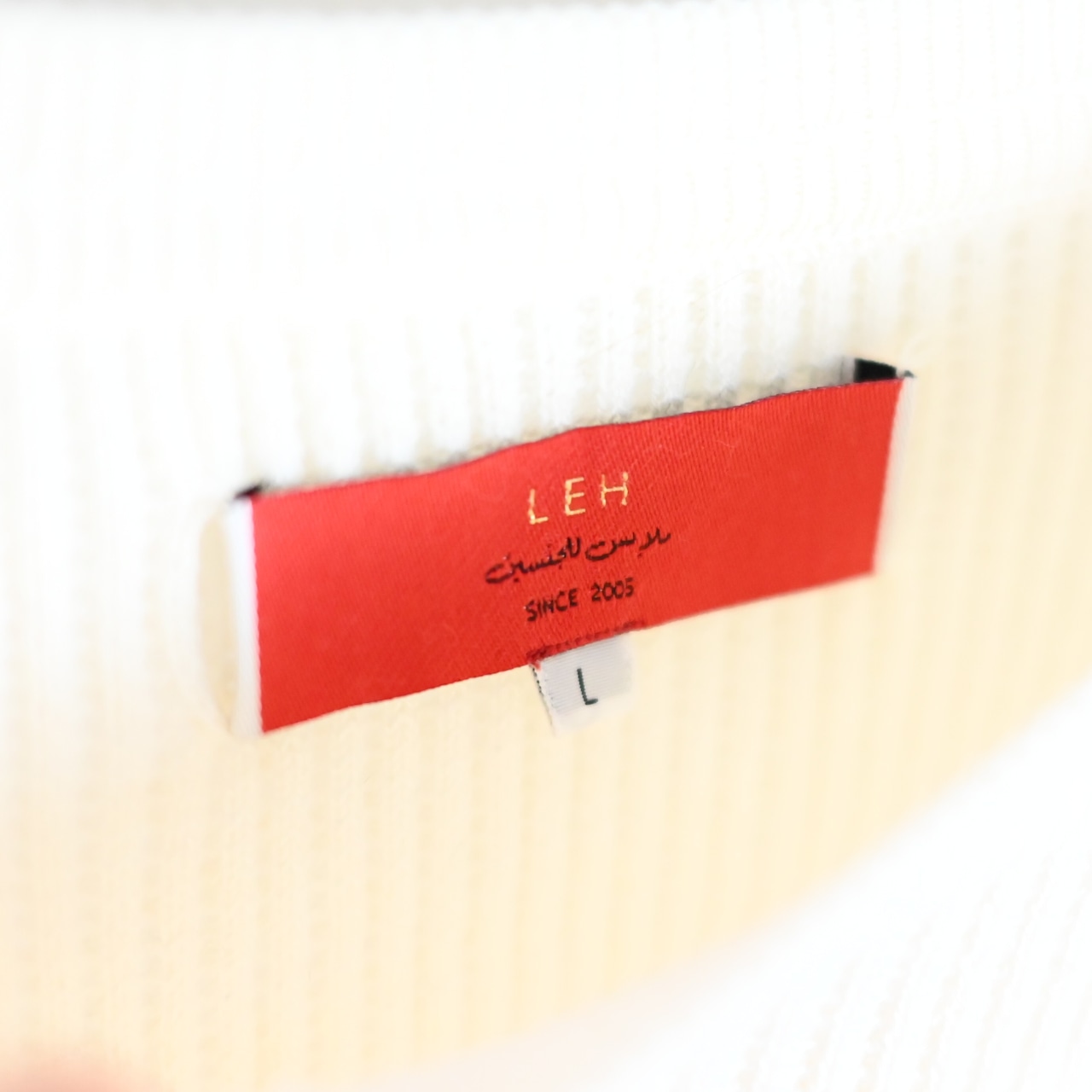 Leh / GANKO別注×damage waffle L/S sweater