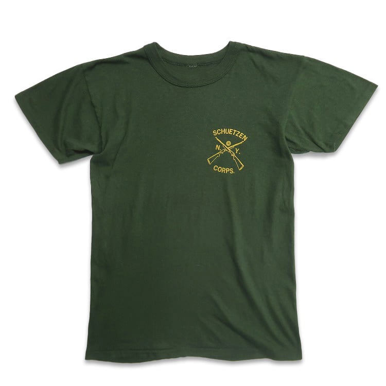 古着 90年代 USA製 ARTEX 星条旗 空軍基地 プリントTシャツ シングル