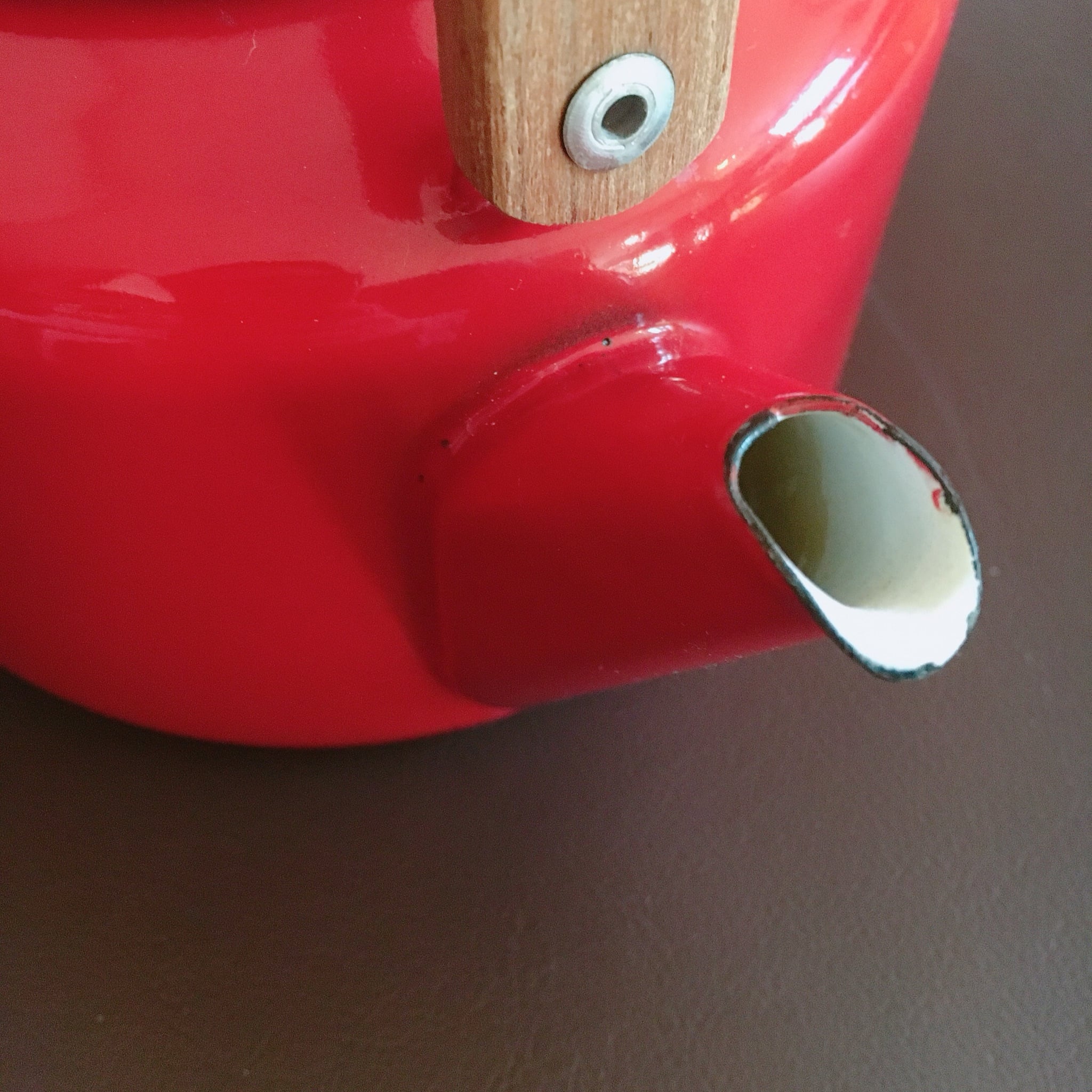 FINEL フィネル ヴィンテージ ケトル 赤 1.9 L