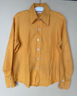 70's Design L/S cotton shirt