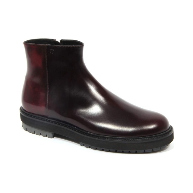 TOD'S トッズ メンズ サイドゴアブーツ レザー レッド